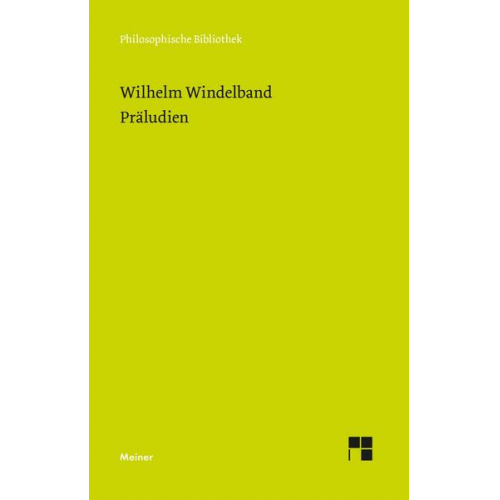 Wilhelm Windelband - Präludien