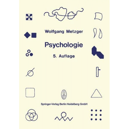 Wolfgang Metzger - Psychologie