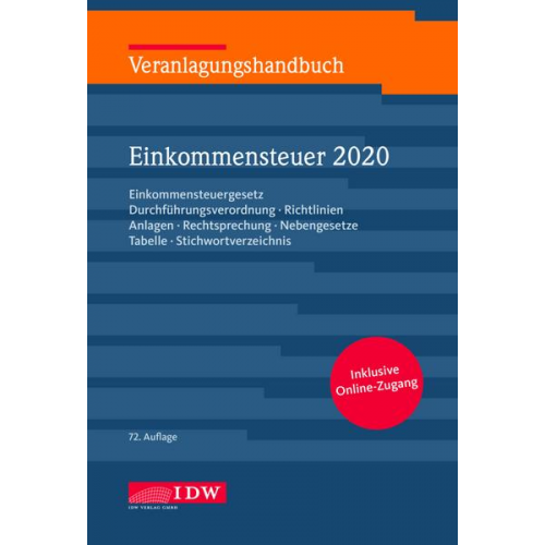 Veranlagungshandbuch Einkommensteuer 2020