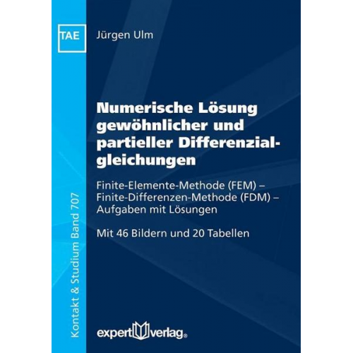 Jürgen Ulm - Numerische Lösung gewöhnlicher und partieller Differenzialgleichungen