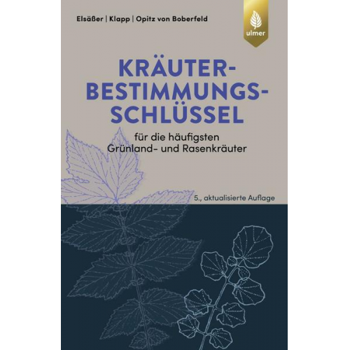 Martin Elsässer & Ernst Klapp & Wilhelm Opitz Boberfeld - Kräuterbestimmungsschlüssel für die häufigsten Grünland- und Rasenkräuter