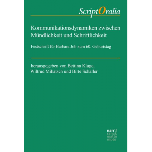 Kommunikationsdynamiken zwischen Mündlichkeit und Schriftlichkeit