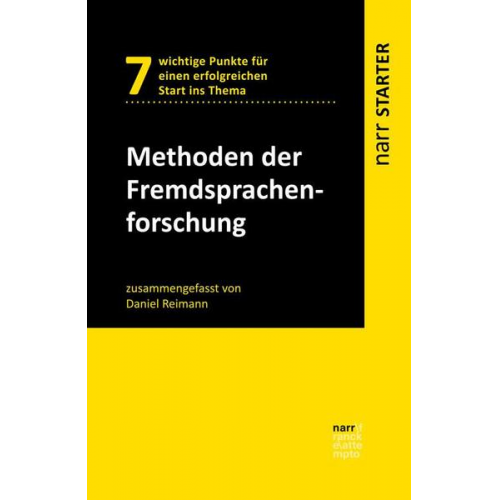 Daniel Reimann - Methoden der Fremdsprachenforschung