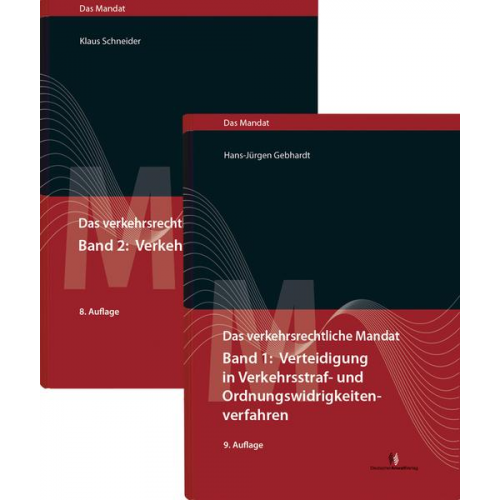 Hans-Jürgen Gebhardt & Klaus Schneider - Paket 'Das verkehrsrechtliche Mandat', Band 1 und 2