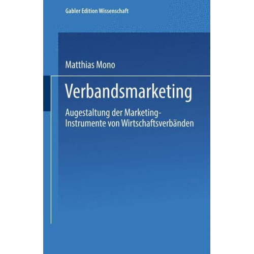 Matthias Mono - Verbandsmarketing