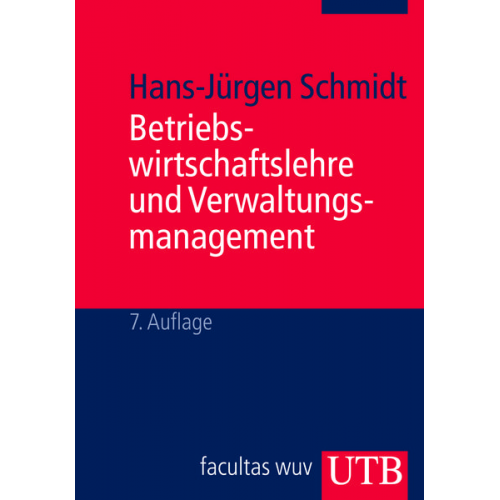 Hans-Jürgen Schmidt - Betriebswirtschaftslehre und Verwaltungsmanagement