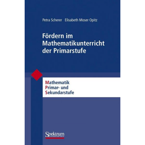 Petra Scherer & Elisabeth Moser Opitz - Fördern im Mathematikunterricht der Primarstufe