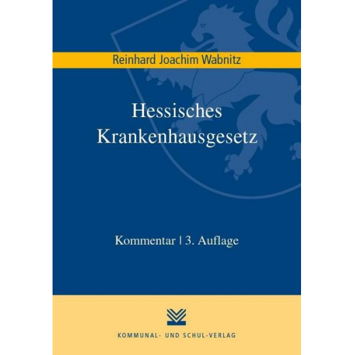 Reinhard J. Wabnitz - Hessisches Krankenhausgesetz