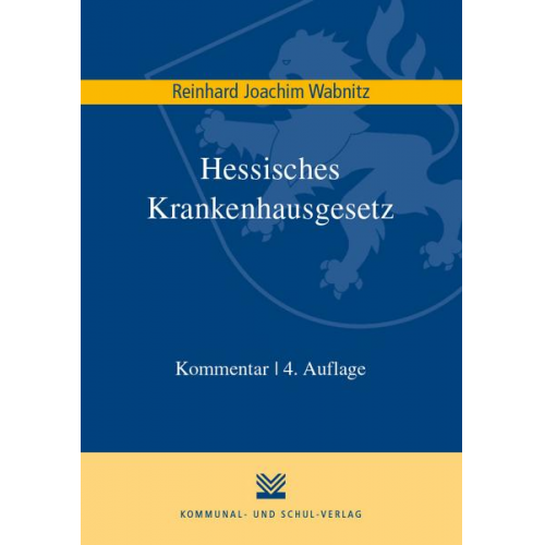 Reinhard J. Wabnitz - Hessisches Krankenhausgesetz