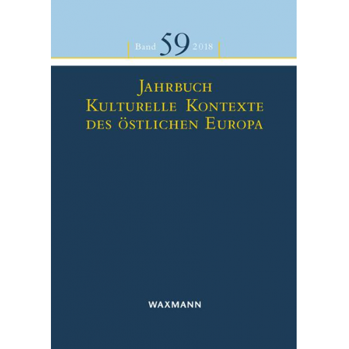 Jahrbuch Kulturelle Kontexte des östlichen Europa