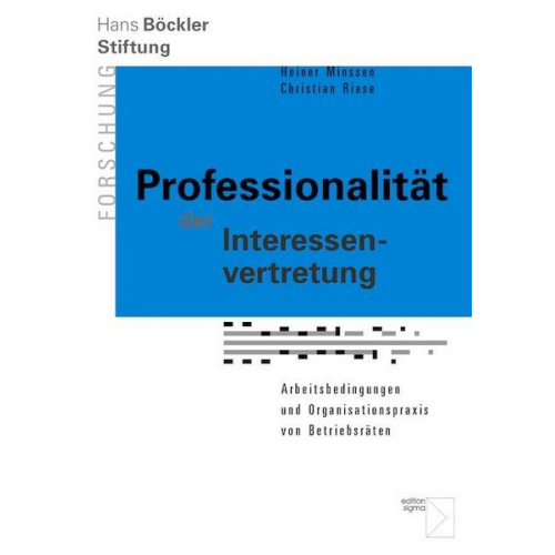 Heiner Minssen & Christian Riese - Professionalität der Interessenvertretung