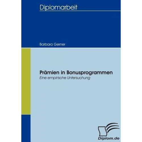 Barbara Gerner - Prämien in Bonusprogrammen