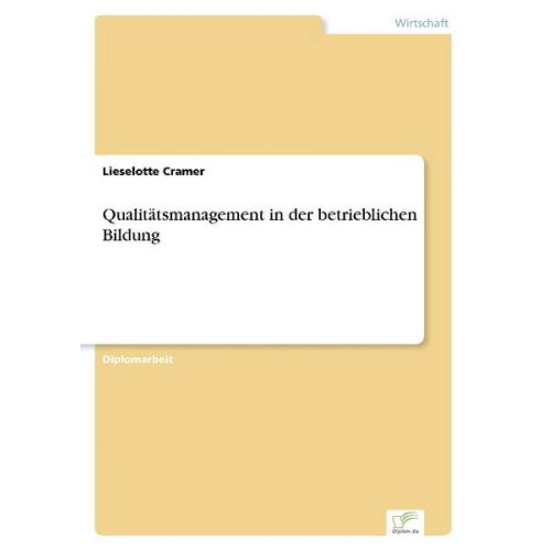 Lieselotte Cramer - Qualitätsmanagement in der betrieblichen Bildung