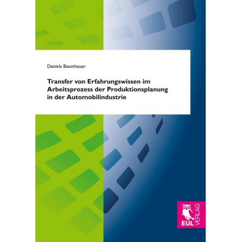 Daniela Baumhauer - Transfer von Erfahrungswissen im Arbeitsprozess der Produktionsplanung in der Automobilindustrie