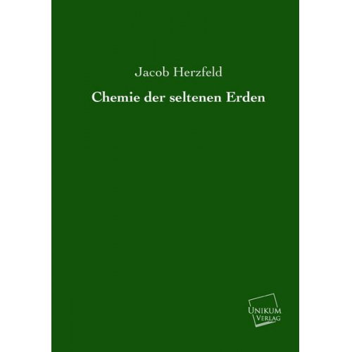 Jacob Herzfeld - Chemie der seltenen Erden