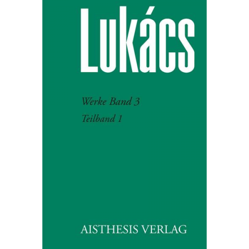 Georg Lukács - Werke Band 3