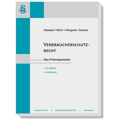 Karl-Edmund Hemmer & Achim Wüst & Clemens d'Alquen & Stainer - Verbraucherschutzrecht