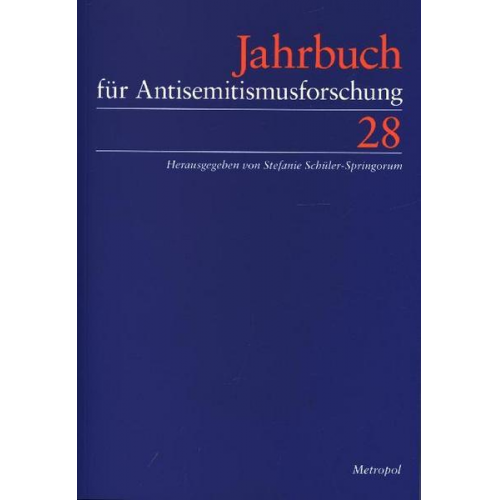 Jahrbuch für Antisemitismusforschung 28 (2019)