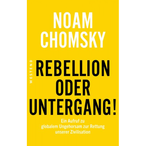 Noam Chomsky - Rebellion oder Untergang!