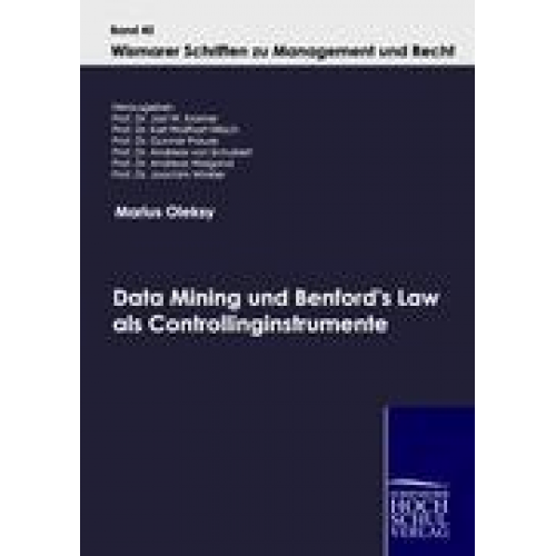 Marius Oleksy - Data Mining und Benford's Law als Controllinginstrumente