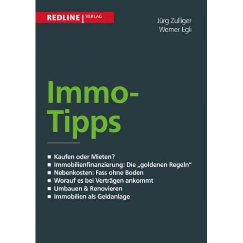 Jörg Zulliger & Werner Egli - Immo-Tipps