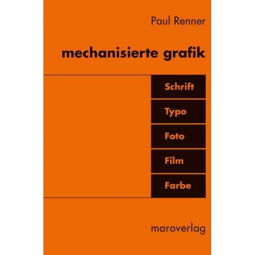 Paul Renner - Mechanisierte grafik