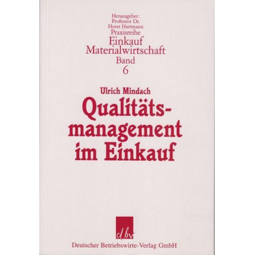 Ulrich Mindach - Qualitätsmanagement im Einkauf.