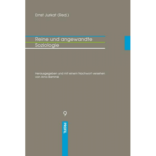 Reine und angewandte Soziologie. Eine Festgabe für Ferdinand Tönnies zu seinem achtzigsten Geburtstage am 26. Juli 1935.