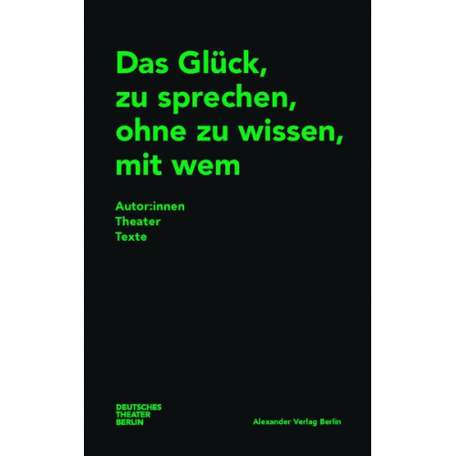 Das Glück, zu sprechen, ohne zu wissen, mit wem