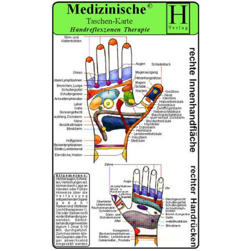 Handreflexzonen Therapie Med. Taschen-Kte.