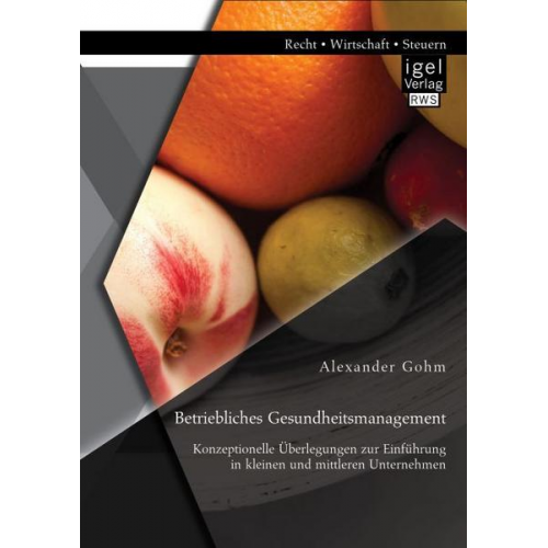 Alexander Gohm - Betriebliches Gesundheitsmanagement: Konzeptionelle Überlegungen zur Einführung in kleinen und mittleren Unternehmen