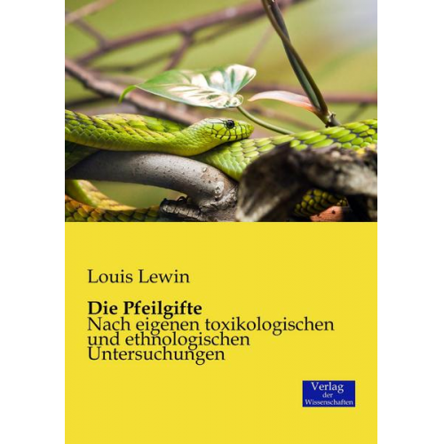 Louis Lewin - Die Pfeilgifte