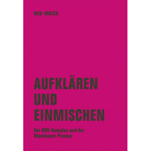 NSU-Watch - Aufklären und einmischen