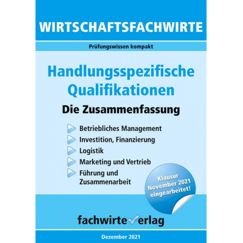 Reinhard Fresow - Wirtschaftsfachwirte: Handlungsspezifische Qualifikationen