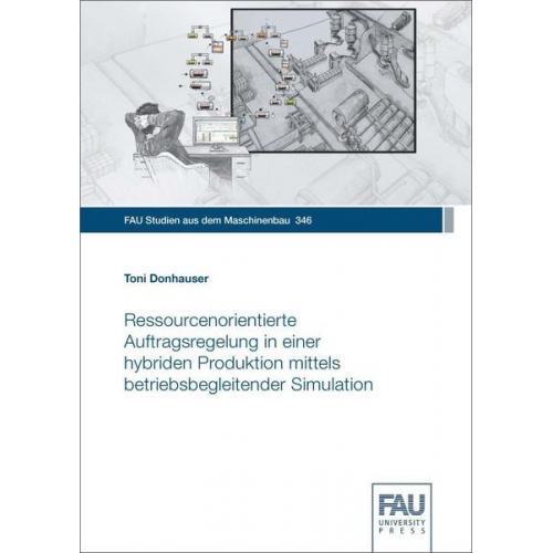 Toni Donhauser - Ressourcenorientierte Auftragsregelung in einer hybriden Produktion mittels betriebsbegleitender Simulation