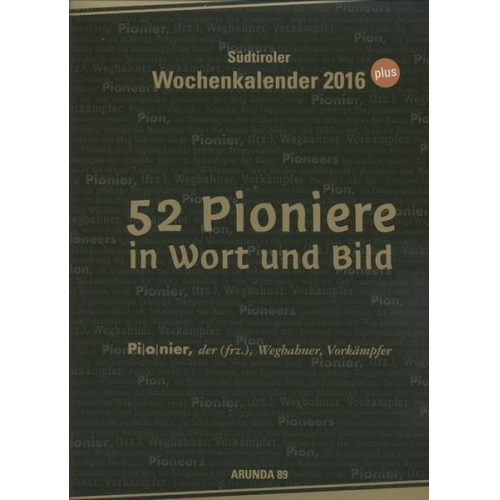 Hans Wielander - 52 Pioniere in Wort und Bild