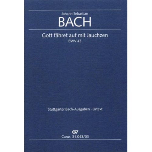 Johann Sebastian Bach - Gott fähret auf mit Jauchzen (Klavierauszug)