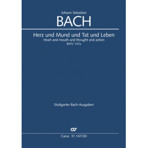 Johann Sebastian Bach - Herz und Mund und Tat und Leben (Klavierauszug)