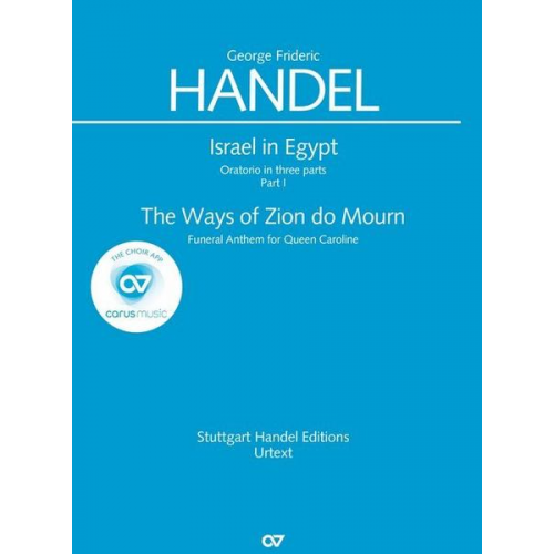 Georg Friedrich Händel - Israel in Egypt - Part I (Klavierauszug deutsch)