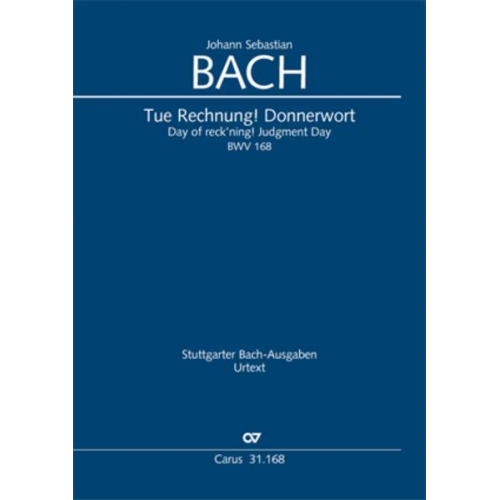 Johann Sebastian Bach - Tue Rechnung! Donnerwort (Klavierauszug)