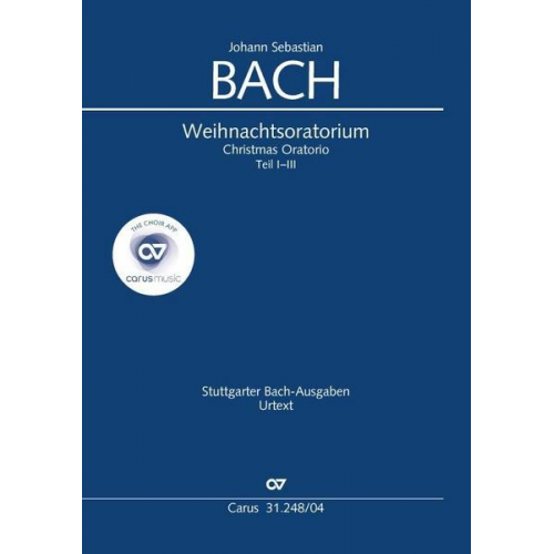 Johann Sebastian Bach - Weihnachtsoratorium (Klavierauszug deutsch)