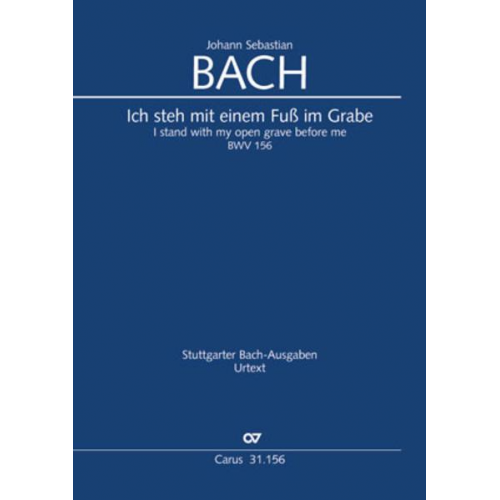 Johann Sebastian Bach - Ich steh mit einem Fuß im Grabe (Klavierauszug)