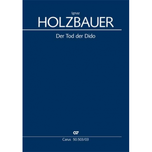 Ignaz Holzbauer - Tod der Dido (Klavierauszug)