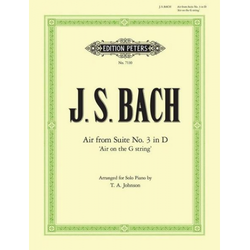 Johann Sebastian Bach & Thomas A. Johnson - Air D-Dur 'Air on the G String