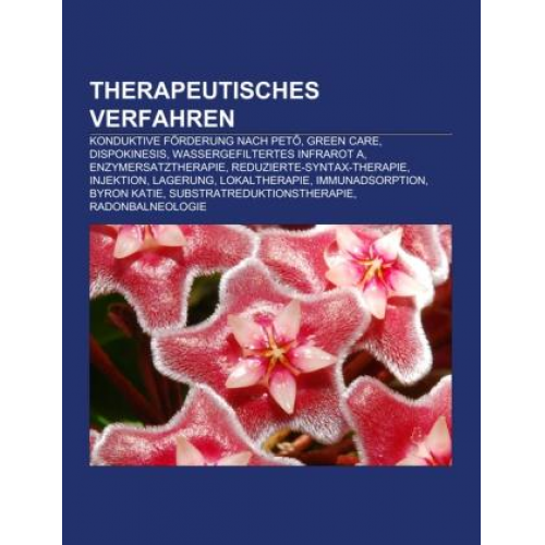 Therapeutisches Verfahren