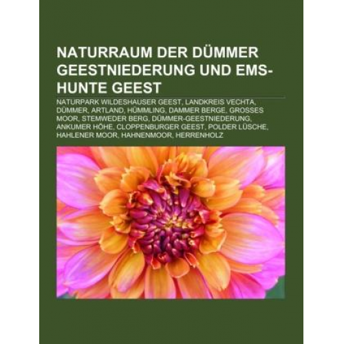 Naturraum der Dümmer Geestniederung und Ems-Hunte Geest