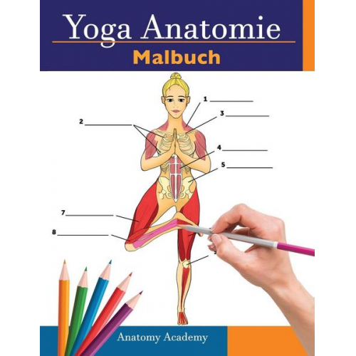 Anatomy Academy - Yoga Anatomie-Malbuch