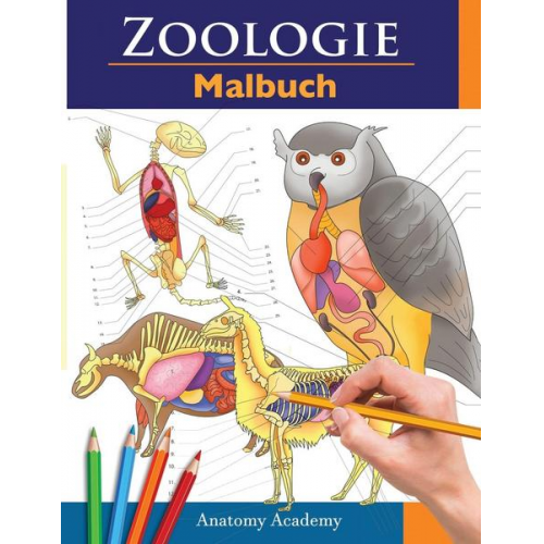 Anatomy Academy - Zoologie Malbuch