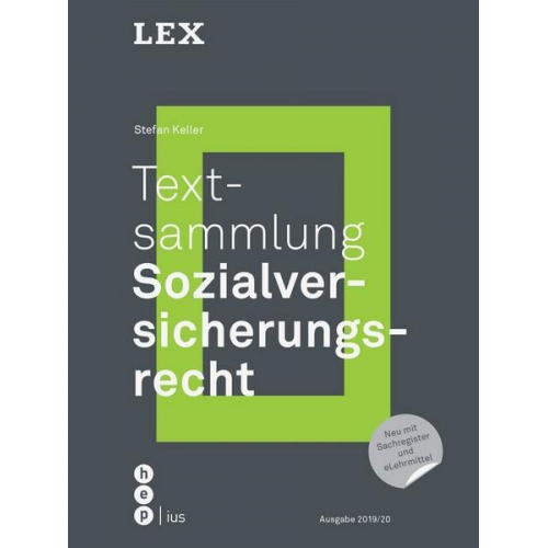 Stefan Keller - Textsammlung Sozialversicherungsrecht (Print inkl. eLehrmittel)