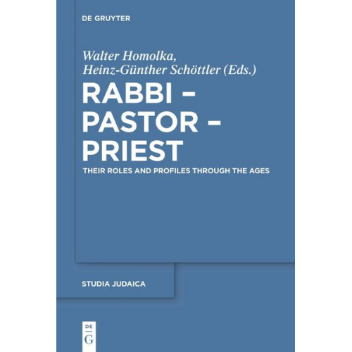 Rabbi - Pastor - Priest